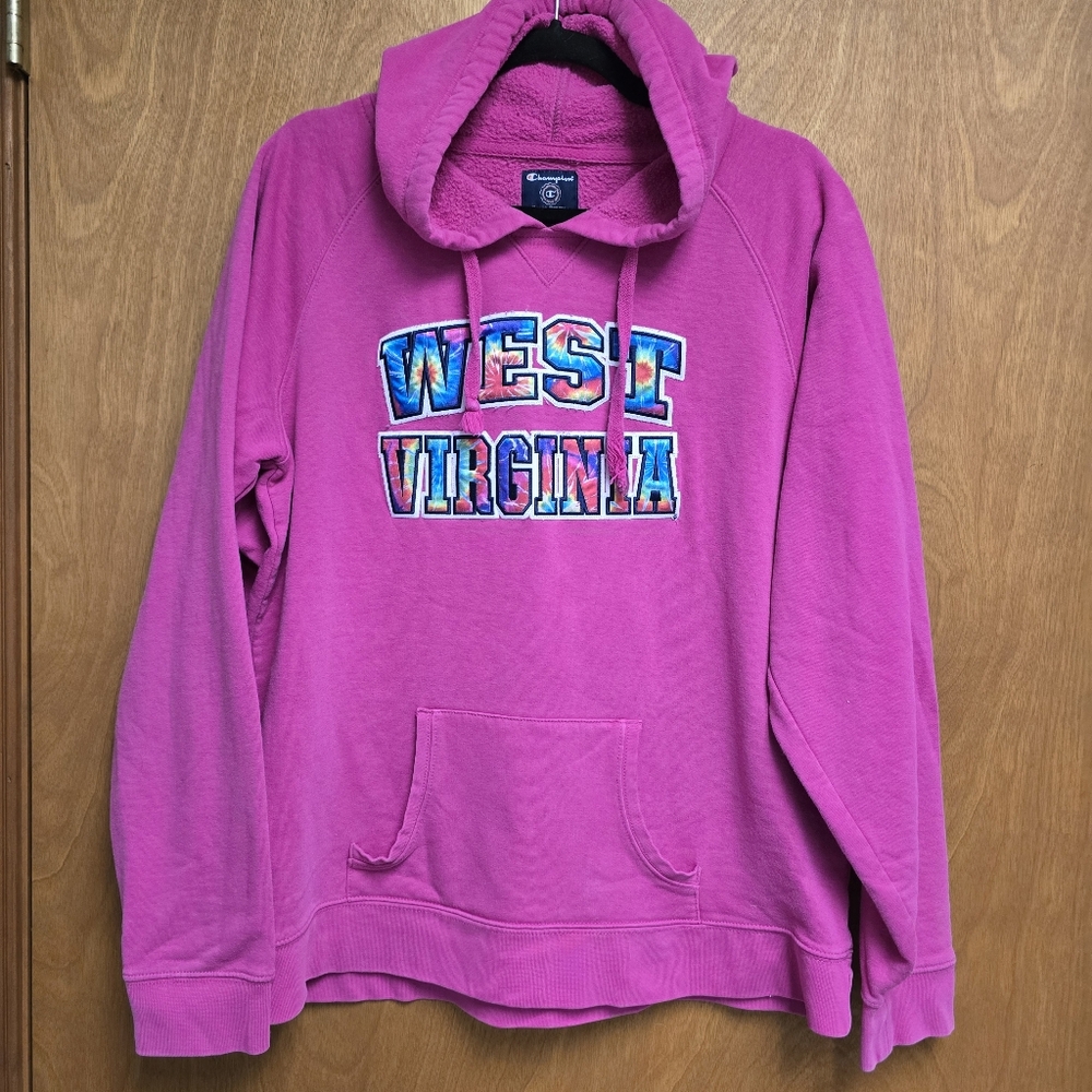 🟦 Pink West Virginia Hoodie